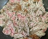豚ミンチと野菜の胡麻味噌炒め作り方1写真