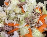 豚ミンチと野菜の胡麻味噌炒め作り方3写真