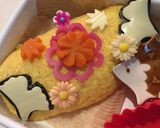 長月7日　オムライス秋デコ　女子高生弁当作り方3写真