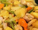 鶏肉で肉じゃが作り方5写真