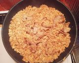 簡単☆焼き肉チャーハン作り方4写真