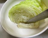 ☆温野菜(キャベツ)のミートソースがけ♪作り方4写真