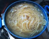 大根おろしのタレで和風パスタ！魚フライ付作り方5写真