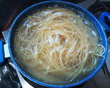 大根おろしのタレで和風パスタ！魚フライ付作り方5写真
