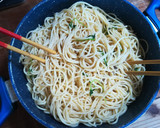 大根おろしのタレで和風パスタ！魚フライ付作り方9写真
