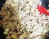 発酵キノコのニンニク肉味噌作り方2写真