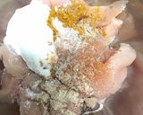 鶏ささみとナスと蓮根の和風カレー風味作り方4写真