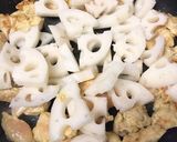 鶏ささみとナスと蓮根の和風カレー風味作り方6写真