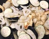鶏ささみとナスと蓮根の和風カレー風味作り方9写真