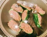 お塩で食べる☆ピーマンの肉詰め作り方10写真