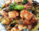 簡単に♪なすと鶏肉のお酢煮込み作り方4写真