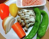 簡単ピラフ(野菜たっぷり)作り方1写真