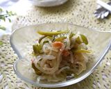 白滝とピーマンの梅炒り煮。作り方3写真