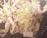 ふんわり卵のキャベツたっぷり豚平焼き作り方3写真