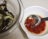 素材一品だけおかず、レンジでナス梅酢和え作り方3写真