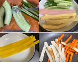 キンパ　韓国の巻き寿司【お肉入りも♪】作り方1写真