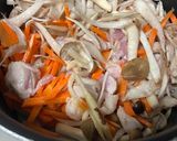 鶏ごぼうごはん/七尾市学校給食作り方2写真