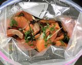 超簡単！塩昆布の薬味サーモン作り方4写真