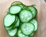 秋に味わう☆無花果・蓮根・胡瓜のサラダ作り方3写真