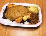 りんご豆乳のカレーソースでひと手間のり弁作り方3写真