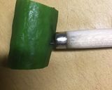 100均彫刻刀で＊花型きゅうりのマヨ七味作り方4写真