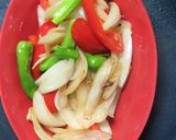 時短簡単手抜きで☆牛肉と夏野菜のどんぶり作り方6写真