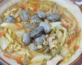 卓上コンロでインスタントラーメン美味鍋物作り方8写真
