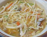 卓上コンロでインスタントラーメン美味鍋物作り方7写真