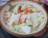 卓上コンロでインスタントラーメン美味鍋物作り方5写真