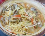 卓上コンロでインスタントラーメン美味鍋物作り方9写真