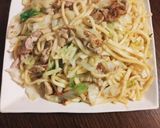 簡単☆キャベツと豚肉の焼きうどん作り方5写真