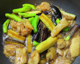 茄子と鶏肉の甘めのさっぱり酢炒め作り方3写真