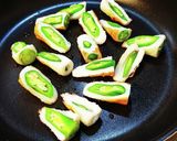 ちくわにオクラ！作り方1写真