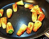 ちくわにオクラ！作り方3写真