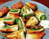 ちくわにオクラ！作り方4写真