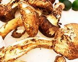松茸のバター焼き作り方1写真