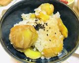 豚ロースメインの夕飯メニュー・栗ご飯作り方1写真