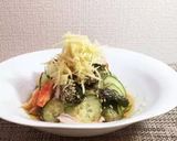 新生姜たっぷり☆カニかまとワカメの酢の物作り方5写真