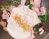 ほうれん草ベーコン豆腐クリームパスタ作り方6写真