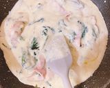 ほうれん草ベーコン豆腐クリームパスタ作り方7写真