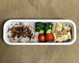 自分弁当・7月28日作り方1写真