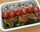 自分弁当・7月30日作り方2写真