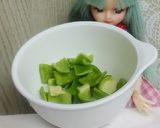 リカちゃん♡エビ甘マヨピーマン๑´ㅂ`๑作り方3写真