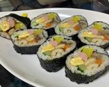 キンパ　韓国の巻き寿司【お肉入りも♪】作り方14写真