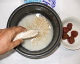 塩昆布梅もち麦入りご飯♪簡単おにぎり作り方4写真