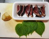 超簡単♪カツオのたたき大葉和え(^^)!作り方1写真