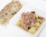 豚こまとじゃが芋のビール煮作り方16写真
