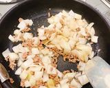 簡単♪ジャガイモとひき肉炒めのチーズ焼き作り方5写真