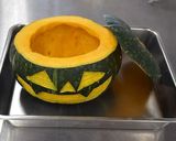 ハロウィン★かぼちゃのグラタン作り方1写真