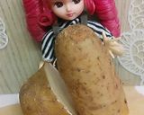 リカちゃん♡長芋煮(干がれいだし煮)作り方1写真